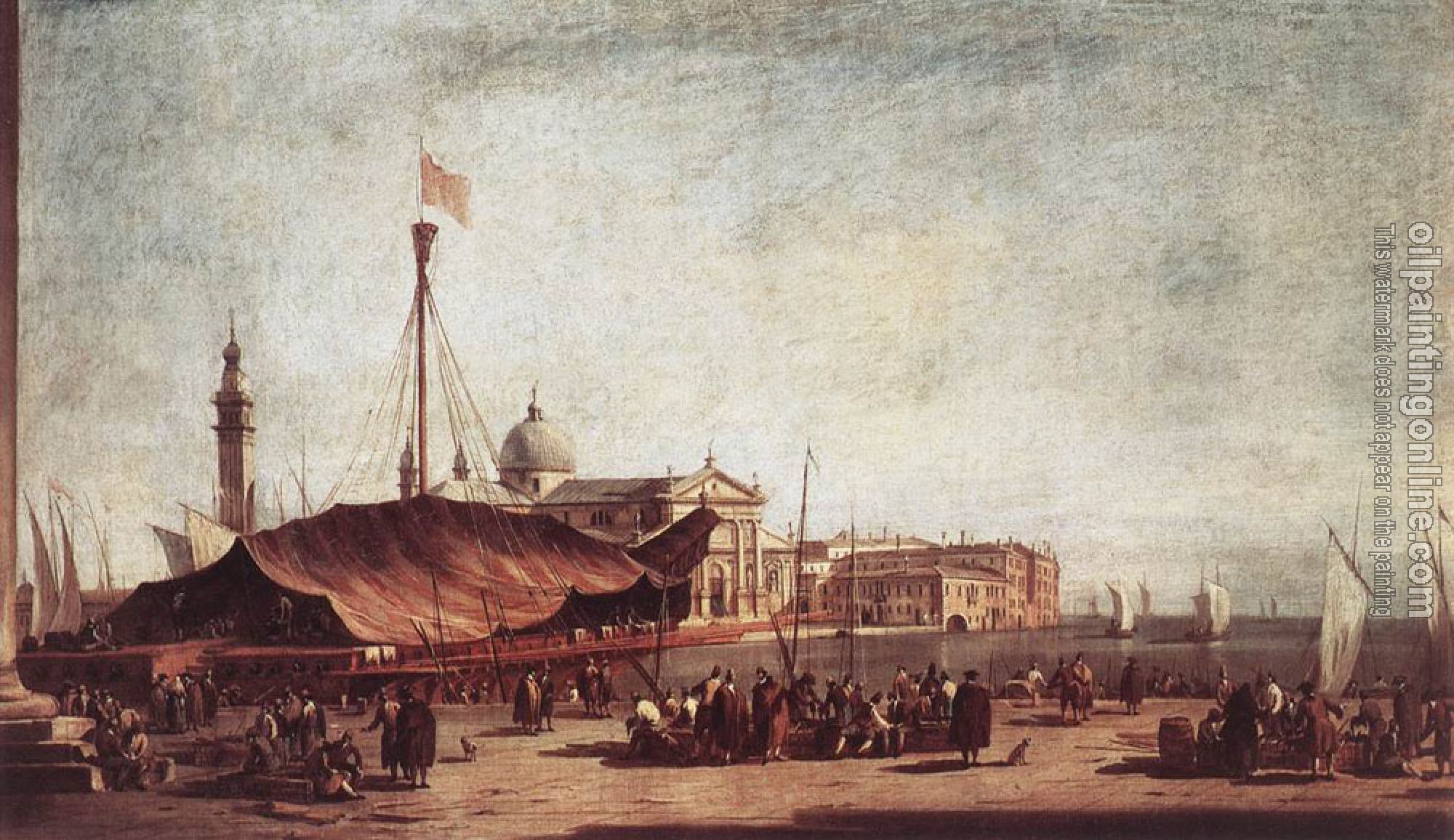 Francesco Guardi - The Piazzetta Looking toward San Giorgio Maggiore